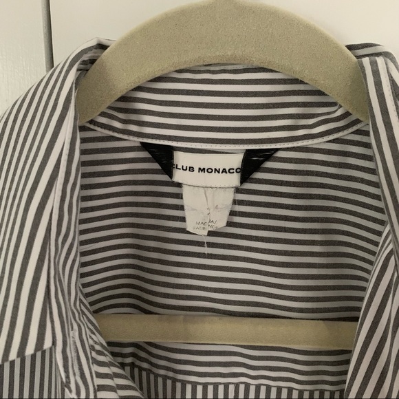 Club Monaco Striped Button Down - Picture 4 of 9